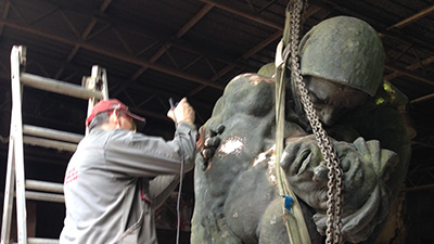 Sculpture restoration